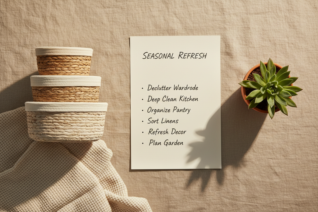 Build a Seasonal Home Checklist That Produces Action, Not More Planning