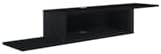 Atelier Mobili Floating TV Stand for Up to 65 Inch TVs – Wall Mounted Floating Shelf for Under TV, Entryway Organizer & Bedroom Vanity – Multi-Purpose Storage & Display Console (Black, 57INCH) - Image 7