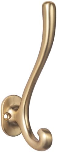 Goo-Ki Champagne Bronze Zinc Alloy Coat Hooks - Affordable Luxury Coat Hoooks Hardware for Bedroom, Kitchen, 12 Pack by Home