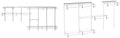 ClosetMaid ShelfTrack Wire Closet Organizer Systems (7-10 ft. & 5-8 ft.) by Unknown