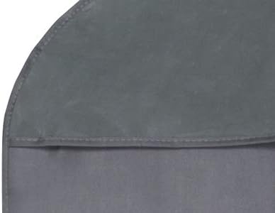 Foster-Stephens Thick, Sturdy, Long-lasting Oxford Cloth Garment Bags for Storage of Clothing, Dresses, Costumes, Suits, Coats, Gowns | Elegant Covers in Grey or Black 42", 50", 62" | (42", Grey) - Image 4