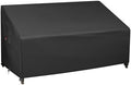 iBirdie Patio Furniture Sofa Cover 54 x 38 x 35 inch, 2-Seater inch Outdoor Waterproof Couch Loveseat Bench Cover, Black by iBirdie