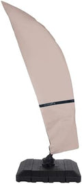 Grand Patio Deluxe Patio Umbrella Cover for 9 to 12 FT Offset Umbrella with Curved Cantilever and Straight Pole, Waterproof Cantilever Umbrella Cover with Zipper, Weather-resistant, Beige by GrandPatio