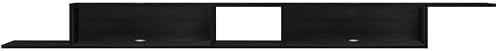 Atelier Mobili Floating TV Stand for Up to 65 Inch TVs – Wall Mounted Floating Shelf for Under TV, Entryway Organizer & Bedroom Vanity – Multi-Purpose Storage & Display Console (Black, 100INCH) - Image 5