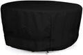 Covermates Round Dining Table Cover - Water-Resistant Polyester, Mesh Ventilation, Patio Table Covers, 36DIAMETER x 25H, Black by Covermates