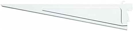ClosetMaid 2853 ShelfTrack 12-Inch Locking Shelf Bracket, White, Quantity 6 by Unknown