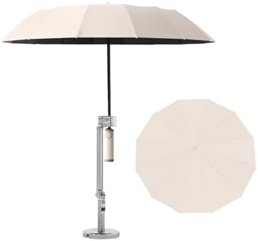 Hvac Umbrella with Magnetic Base & Clamp, Outdoor Work Umbrella by Unknown