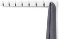 Umbra Flip Coat Rack, Wall Mount 8-Hook, Space Saving, White by Umbra