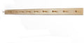 Solid Maple Shaker Peg Rack (Natural, 58" x 3.5" with 10 pegs) by PEG+AND+RAIL