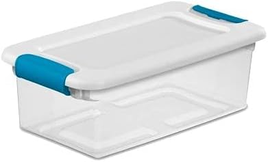 Sterilite Latching Box with Lids for Home and Office, 6 Quart, 12-Pack - Image 4