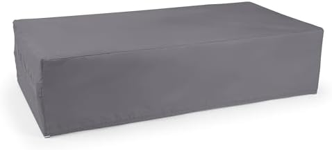 Covermates Elite Rect. Table Cover – 300D Polyester, 48Wx28Dx18H, Charcoal by Covermates