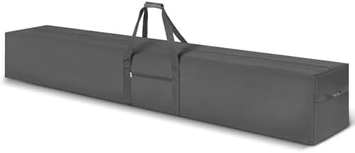 1 Pcs 83 x 16 x 12", 260 L Versatile Large Duffle Bag, Gray by Hubeii