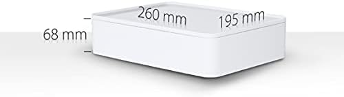 Han 1110-19 Smart Organiser Allison Practical Stackable Utensil Box with Inner Bowl and Lid Granite Grey - Image 3