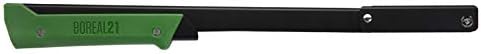 AGAWA - BOREAL21 Backwoods Kit - Includes 21" Folding Saw, Leather Sheath, 21" All-Purpose & 21" Aggressive Saw Blade - For Camping, Hunting & Survival Kit (Black Frame/Green Handle) - Image 3
