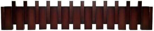 12-Hooks Wood Piano Coat Rack Wall Mount Wooden Coat Rack Wall Mount Coat Hooks Wall Mount Wall Mounted for Hanging Clothes,Towels，Space Saving Piano Coat Hanger for Entryway, Bedroom, Mudroom by Unknown