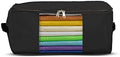 Covers & All Storage Bags, 90 litres Large size Space Saver bags Heavy Duty Storage Organizer Multipurpose, 12 Oz Waterproof UV-Resistant & Tear-Proof (Pack of 5, Black) by CoversAll