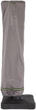 DUCKCOVERS Soteria Waterproof 101 Inch Patio Offset Umbrella Cover with Integrated Installation Pole, Patio Furniture Covers by DuckCovers
