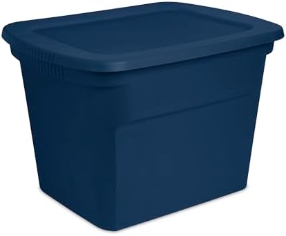 Sterilite Tote, Plastic Storage Bins with Snap Lids, 18 Gallon, 16-Pack - Image 6