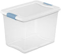 Sterilite Latching Box with Lids for Home and Office, 25 Quart, 24-Pack by Sterilite