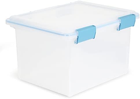 Sterilite Gasket Storage Box with Lids for Home & Office, 32 Quart, 16-Pack - Image 4