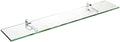 Spancraft 12" x 36" Chrome Monarch Glass Shelf by Spancraft