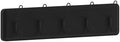 Flash Furniture 24" Wall Mounted Storage Rack, Black by FlashFurniture