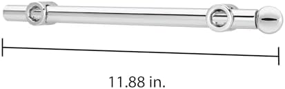 Rev-A-Shelf 12" Pull Out Valet Rod for Closet Organization, Extendable Sliding Clothes Storage Hanging Rack w/Hardware, Chrome, CVR-12-CR, (4 Pack) - Image 6