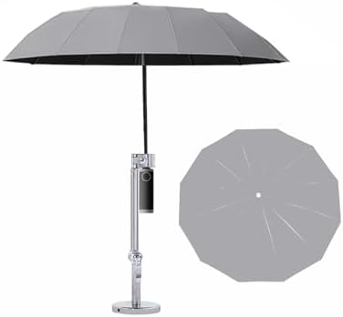 Hvac Umbrella with Magnetic Base & Clamp, Outdoor Work Umbrella by Unknown