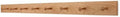 Solid Cherry Shaker Peg Racks (Natural, 47" x 3.5" with 8 pegs) by PEG+AND+RAIL