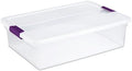 Sterilite ClearView Latch Boxes, Storage Bins with Lids, 32 Quart, 18-Pack by Sterilite