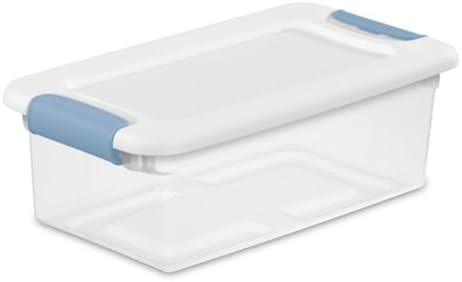 Sterilite Latching Box with Lids for Home and Office, 6 Quart, 36-Pack by Sterilite