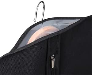 KEEGH 60 in Garment Bags for Hanging Clothes (Set of 10) Black - Image 4