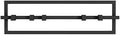 Umbra Cubiko Wall Hooks, Adjustable Steel Coat Rack, 5 Hook, Black by Umbra
