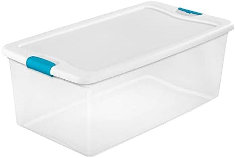 Sterilite Latching Box with Lids for Home and Office, 106 Quart, 20-Pack by Sterilite