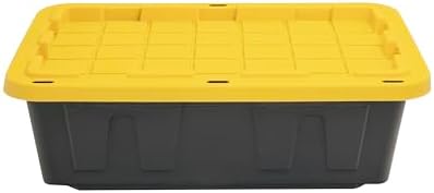 CX Heavy Duty 15-Gallon Stackable Plastic Storage Bins with Lids, 5 Pack - Image 7