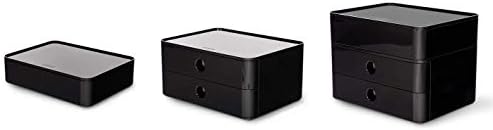 Han 1120-13 Allison SMART-Box, Designer Drawer Box, Stackable with 2 Drawers, Jet Black - Image 4