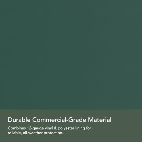 Covermates Classic Outdoor Glider Cover, Vinyl, 62Wx32Dx34H, Green - Image 7