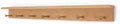 Cherry Peg Rack with Shelf -Handcrafted in the USA (Natural, 41" with 7 pegs) by PEG+AND+RAIL