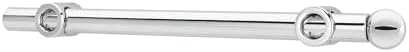 Rev-A-Shelf 12" Pull Out Valet Rod for Closet Organization, Extendable Sliding Clothes Storage Hanging Rack w/Hardware, Chrome, CVR-12-CR, (4 Pack) by Rev-A-Shelf