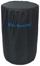 55 Gallon Straight Side Barrel Bag Cover, Black by BayTec
