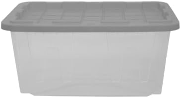 CX 27-Gallon Heavy Duty Clear Stackable Storage Bins with Lids, 2 Pack - Image 6