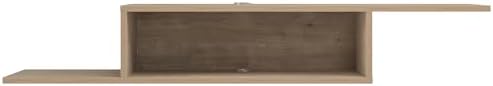 Atelier Mobili Floating TV Stand for Up to 65 Inch TVs – Wall Mounted Floating Shelf for Under TV, Entryway Organizer & Bedroom Vanity – Multi-Purpose Storage & Display Console (Oak, 57INCH) - Image 4
