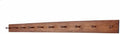 Cherry Shaker Peg Rack 4.5" Extra Wide (Mahogany, 58" x 4.5 with 10 pegs) by PEG+AND+RAIL