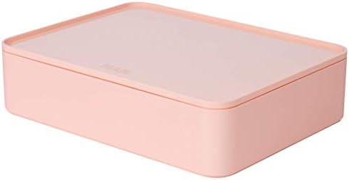 Han 1110-86 Allison SMART-Organizer, Functional, Stackable Utensil Box with Interior Tray and lid, Flamingo Rose by Unknown
