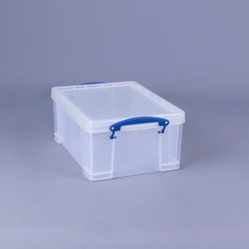 Really Useful Box Stackable 9 Liter Plastic Storage Container, 4 Pack - Image 6