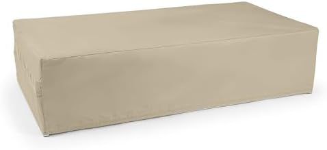 Covermates Elite Rect. Table Cover – 300D Polyester, 48Wx28Dx18H, Khaki by Covermates