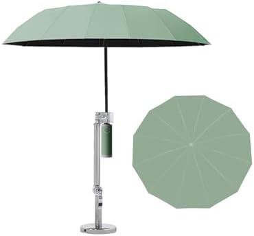 Hvac Umbrella with Magnetic Base & Clamp, Outdoor Work Umbrella by Unknown