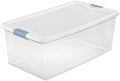Sterilite Latching Box with Lids for Home and Office, 106 Quart, 24-Pack by Sterilite