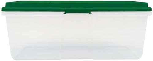 113 Quart Clear Plastic Christmas Storage Bins with Secure Lids, Set of 4 – Large Holiday Organization Containers - Image 4