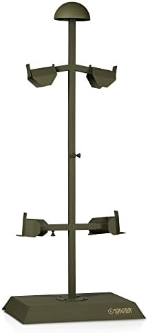 Savior Equipment H.A.B Tactical Gear Stand Helmet Vest Belt Display Rack, Military Gear Holder Plate Carrier Indoor Home Garage Free-Standing Organizer, Heavy Duty Steel Construction Hold Up To 70 lbs by SaviorEquipment